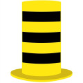 Foam Stove Pipe Tall Top Hat