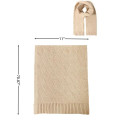 Solid Color Knit Scarf