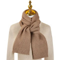 Solid Color Knit Scarf