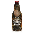Neoprene Zippered Beer Bottle Custom Coolies