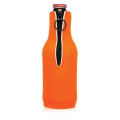 Neoprene Zippered Beer Bottle Custom Coolies
