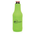 Neoprene Zippered Beer Bottle Custom Coolies