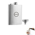 8 Oz. Stainless Steel Flask With Funnel