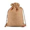 Medium Natural Burlap Pouches Jute Drawstring Bags 5" X 7"