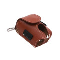 Compact Leather Golf Ball Bag