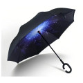 Double Layer Inverted Umbrella With C-Shaped Handle