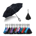 Double Layer Inverted Umbrella With C-Shaped Handle