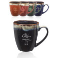 17 oz. Water Color Drip Ceramic Mug