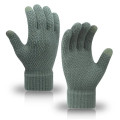 Touchscreen-Compatible Knit Winter Gloves