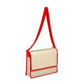 100% Cotton Canvas Massenger Bag With Flap