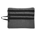 Heathered Tech Accessory Travel Bag