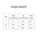 High-Waisted Yoga Pants with Tactile Ribbing