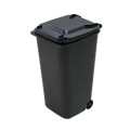 Mini Desktop Trash Can with Lid and Wheels