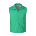 Unisex Polyester Work Vest with Zipper and Pockets