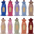 Wine Bottle Gift Drawstring Bag
