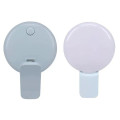 Phone Selfie Round LED Fill Light Recharging w/ Clip