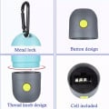 Silicone Dog Poop Bag Dispenser with LED Light