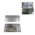 Embossed Aluminum License Plates MOQ 100PCS