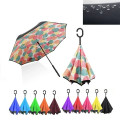 Double Layer C Handle Reverse Umbrella