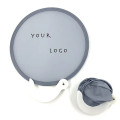 Round Foldable Fan With Storage Pouch 
