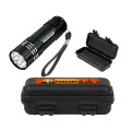 Aluminum LED Flashlight And Small Hard Case Set