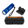 Aluminum LED Flashlight And Small Hard Case Set