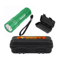 Aluminum LED Flashlight And Small Hard Case Set