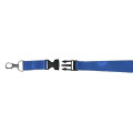 Buckle Release Lanyard with Metal Clip