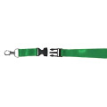 Buckle Release Lanyard with Metal Clip