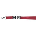 Buckle Release Lanyard with Metal Clip