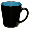 Two Tone Coffee Ceramic Mugs 12 oz.