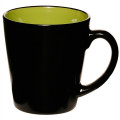 Two Tone Coffee Ceramic Mugs 12 oz.