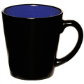 Two Tone Coffee Ceramic Mugs 12 oz.