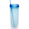 20 oz. BPA free Tall Double Wall Acrylic Tumblers w/ Straw