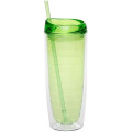 20 oz. BPA free Tall Double Wall Acrylic Tumblers w/ Straw