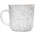 13oz Marble Campfire Ceramic Camping Coffee Mug Flared top