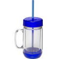 26 oz. BPA free Double Wall Jumbo Plastic Mason Jar Mugs