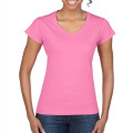 Gildan 100% Cotton Preshrunk Softstyle Ladies V-Neck T-Shirt
