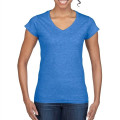 Gildan 100% Cotton Preshrunk Softstyle Ladies V-Neck T-Shirt