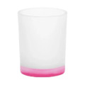 3 oz. Arc Frosted Votive Candle Holders Glass