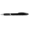 Clickable Rubber Grip Plastic Ballpoint Pens