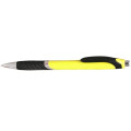 Clickable Rubber Grip Plastic Ballpoint Pens