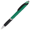 Clickable Rubber Grip Plastic Ballpoint Pens