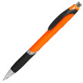 Clickable Rubber Grip Plastic Ballpoint Pens