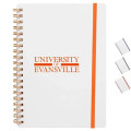 5" x 7" in Spiral Notebook with Color Accents