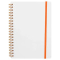 5" x 7" in Spiral Notebook with Color Accents