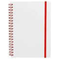 5" x 7" in Spiral Notebook with Color Accents