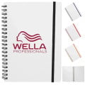 5" x 7" in Spiral Notebook with Color Accents
