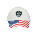 Patriotic Baseball Cap with Adjustable Velcro Strap