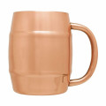 14 oz Copper Coated Stainless Steel Barrel Mugs